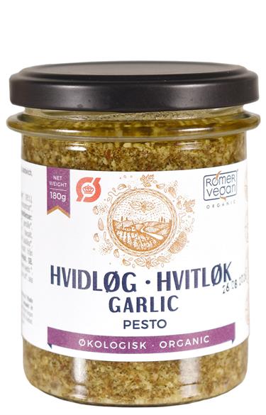 Hvidløgspesto, 180 g. Økologisk
